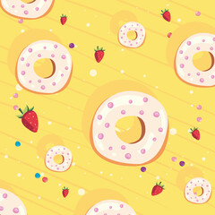 donuts with strawberries