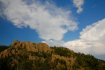 Views from the Needles Highway in Summer, South Dakota