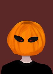 Pumpkin head