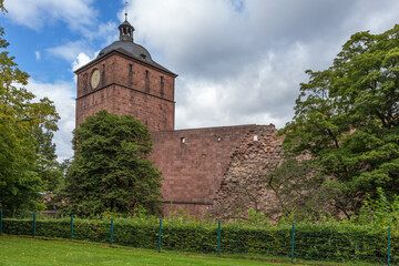 Heidelberg, Germany. Gate tower of Heidelberg Castle, 15th century