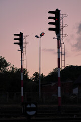 Sygnalizacja świetlna na torach kolejowych
