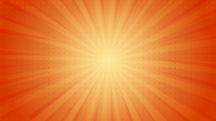 Obraz premium Minimal Abstract Gradient Orange Comic Zoom Background Design