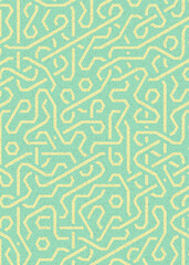 Fototapeta premium Colour Hexagon Tile Connection art background design illustration