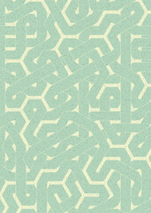 Colour Hexagon Tile Connection art background design illustration