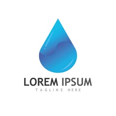 Water drop Logo Template vector