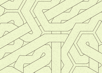 Colour Hexagon Tile Connection art background design illustration