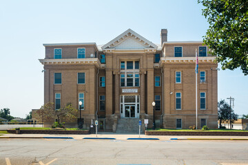 Logan County Courthouse street view exterior in Guthrie, Oklahoma