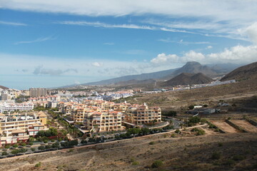 Obraz premium Los Cristianos, Guaza Mountain