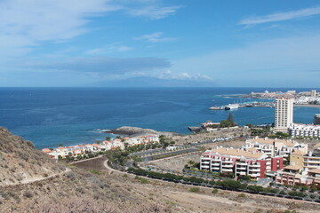 Fototapeta premium Los Cristianos, Guaza Mountain