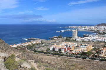 Fototapeta premium Los Cristianos, Guaza Mountain