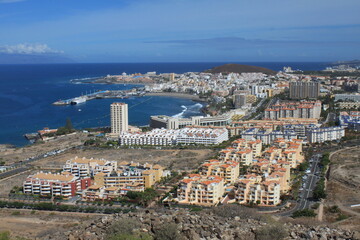 Fototapeta premium Los Cristianos, Guaza Mountain