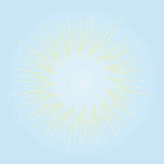 White rays background. vector illustration