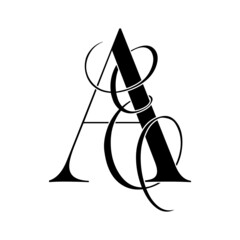ae, ea, monogram logo. Calligraphic signature icon. Wedding Logo Monogram. modern monogram symbol. Couples logo for wedding