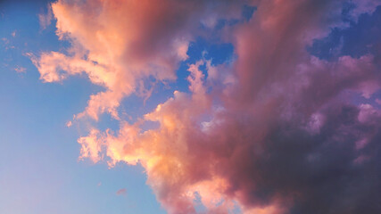 Fototapeta premium fire in the sky