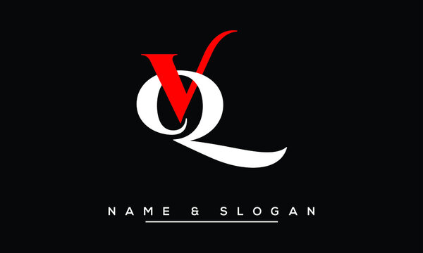 QV,  VQ,  Q,  V            Abstract Letters Logo Monogram