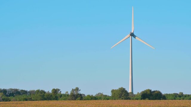 wind turbine in the field