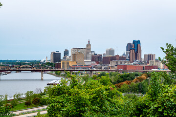 Views of St. Paul from the Indian Mounds Lookout