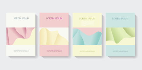 Abstract brochures design, vector illustration.