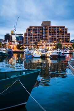 Constitution Dock at Dusk