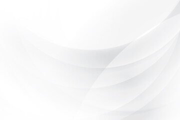 Abstract white and gray color, modern design background with geometric shape. Vector illustration.