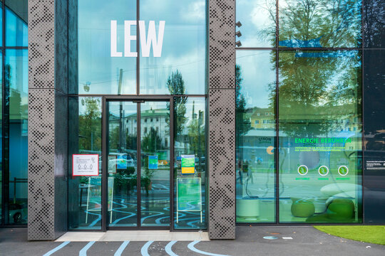 Firma LEW in der Innenstadt von Augsburg