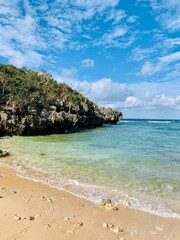 Obraz premium トケイ浜 ビーチ 古宇利島 沖縄県