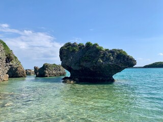 Obraz premium アマミチュー 浜比嘉島 沖縄県