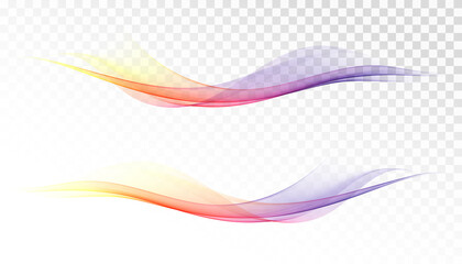 Smooth flow the waves of smoke.Abstract background of colorful wave.