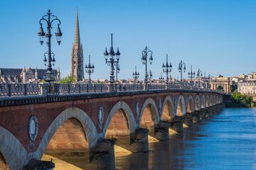 Cityscape of Bordeaux (France)