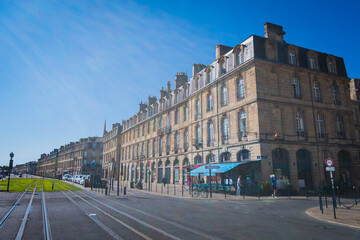 Naklejka premium Cityscape of Bordeaux (France)