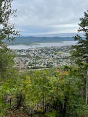 Overlooking the town of Campbellton,NB