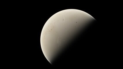 Planets and galaxy, beauty of deep space 3d illustration