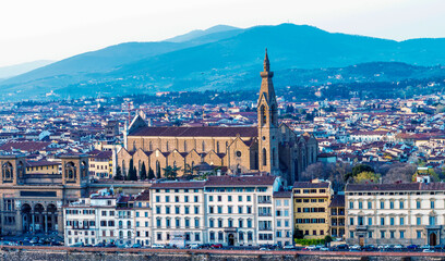 Fototapeta premium Panoramic view of Florence - Tuscany, Italy
