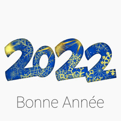 2022 - Bonne année - happy new year - joyeux noël