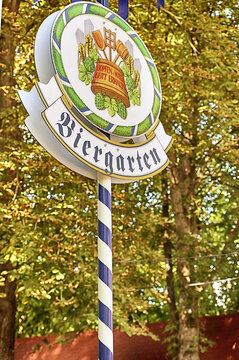 Bavarian Beer Garten  (Biergarten) Sign