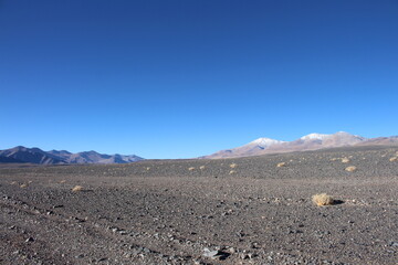 incredible volcanic and desert landscape of the Argentine Puna