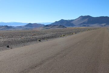 incredible volcanic and desert landscape of the Argentine Puna