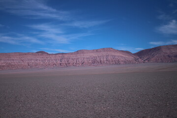 incredible volcanic and desert landscape of the Argentine Puna