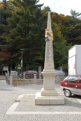 Obraz premium Postmeilensäule in Tharandt