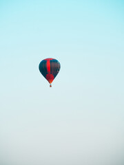 hot air balloon on blue sky