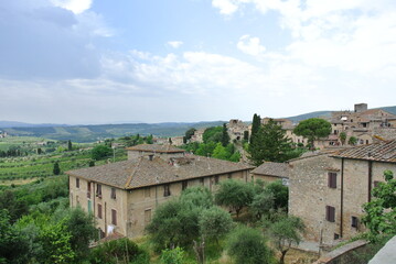 Fototapeta na wymiar view of the village of region