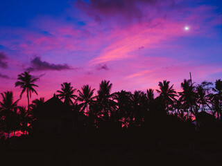 Zachód Słońca Bali