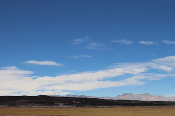 incredible volcanic and desert landscape of the Argentine Puna