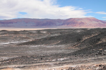 incredible volcanic and desert landscape of the Argentine Puna