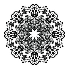 Mandala soul coloring page