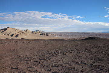 incredible volcanic and desert landscape of the Argentine Puna