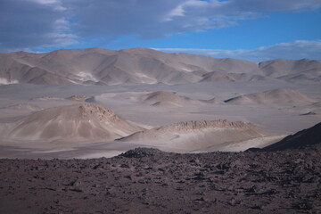 incredible volcanic and desert landscape of the Argentine Puna