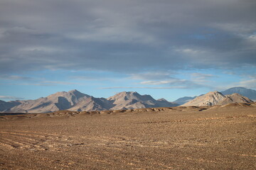 incredible volcanic and desert landscape of the Argentine Puna