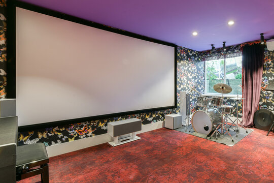 Private home cinema interior design