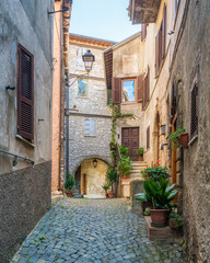 Scenic sight in Ciciliano, beautiful little town in the province of Rome, Lazio, Italy.